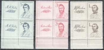 0481 / 0483 čtyřblok 2 známky + 2 K L ** - 1948